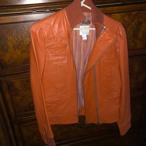 Vintage lamb leather jacket.
